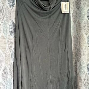 LuLaRoe Charcoal Cowl Neck Top